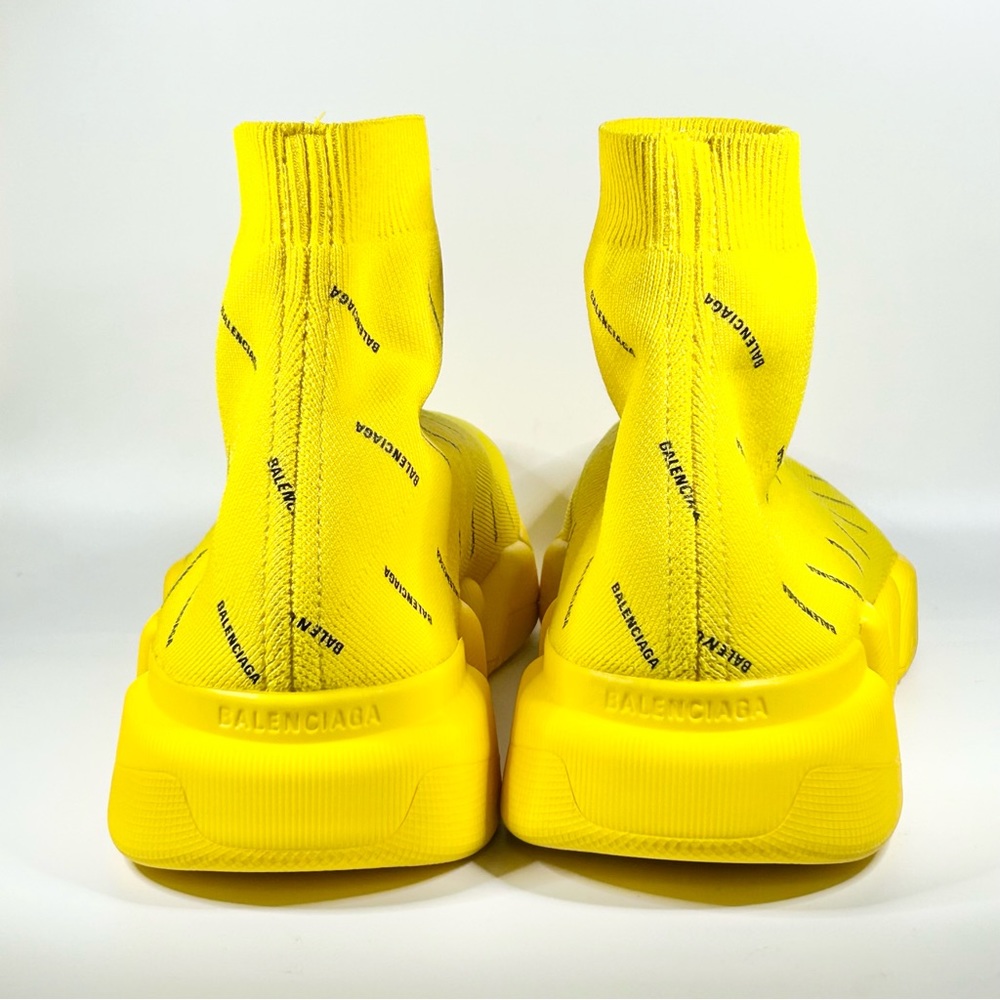 New Balenciaga Speed 2.0 Sneakers Allover Logo Size 45EU/12US - Picture 3 of 8